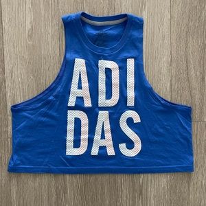 Adidas cropped workout tank